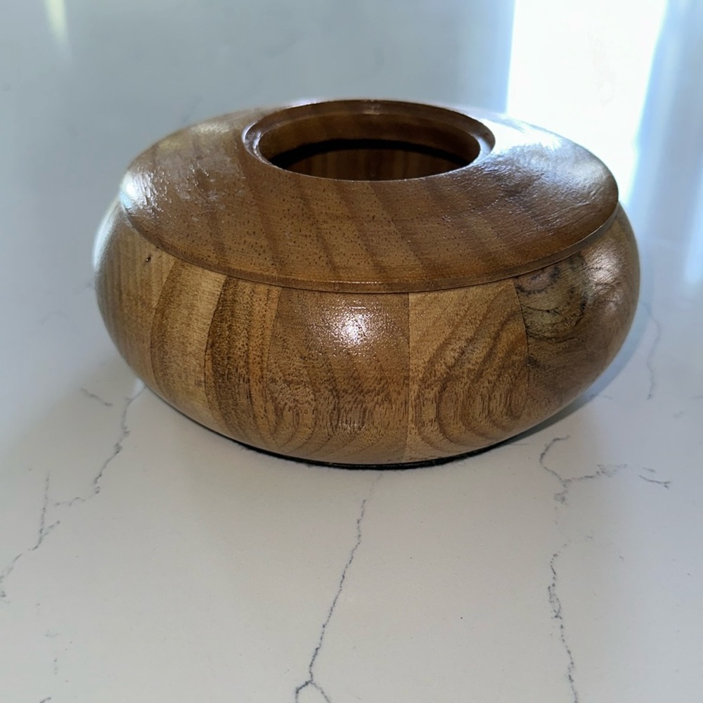 Wooden bowl